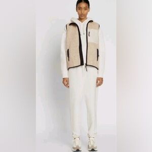 Tory Burch Sport Fleece Zip Vest